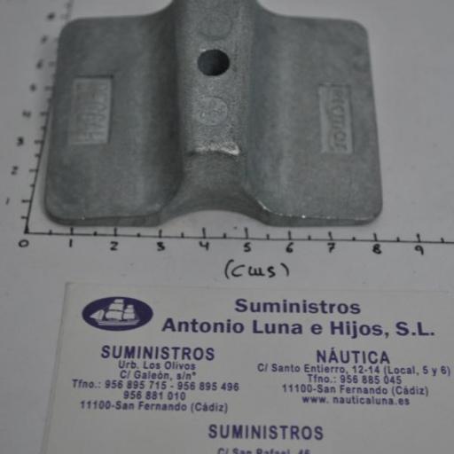 Ánodo de zinc (equivalente 6AH-45251-00 Yamaha) RecMar