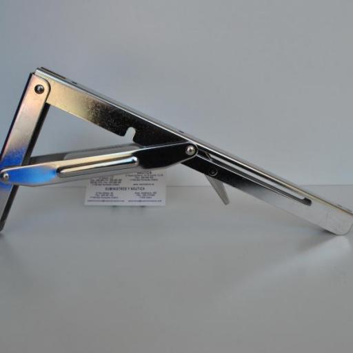 Bisagra inoxidable (soporte plegable para mesa) de 303 x 165 mm [2]