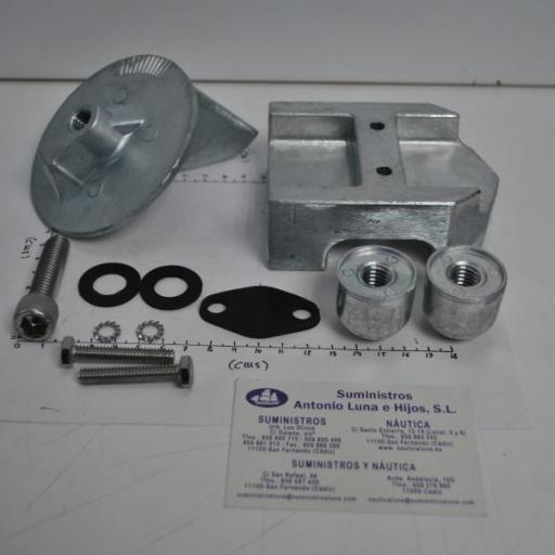 Kit de ánodos de zinc (equivalente 8887562Q02 Mercruiser Alpha One 1ª generación) Tecnoseal [5]