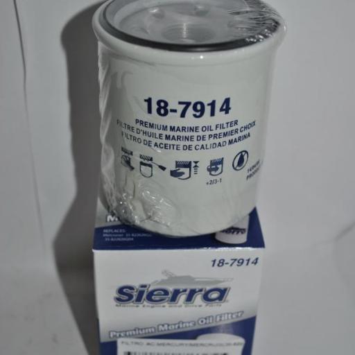 Filtro de aceite Sierra (equivalente) Mercury 35-822626K04 [1]