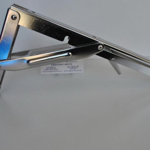 Bisagra inoxidable (soporte plegable para mesa) de 303 x 165 mm [3]