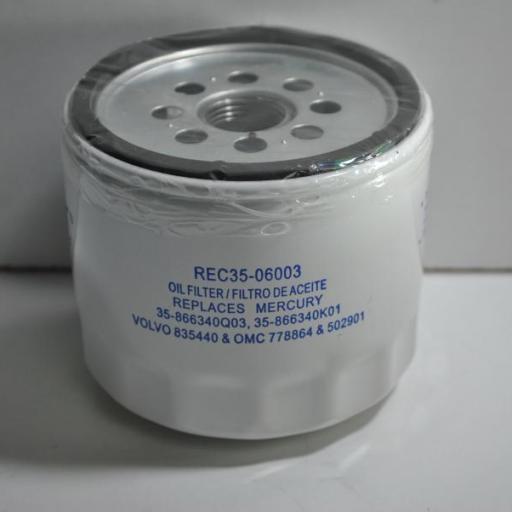 Filtro de aceite (equivalente OMC 502901) RecMar