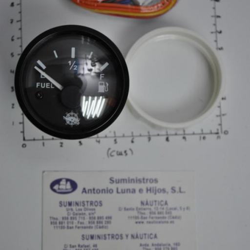 Reloj indicador de nivel de combustible del depósito para 12V/24V de 240-33 Ohm Osculati [5]