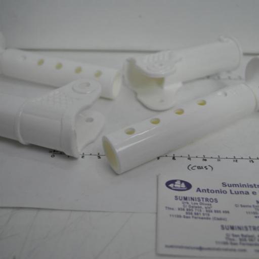 Kit de dos topes de plástico blanco para escaleras Trem [7]