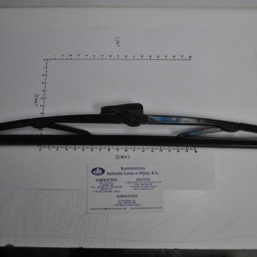 Escobilla negra para limpiaparabrisas 350mm TMC