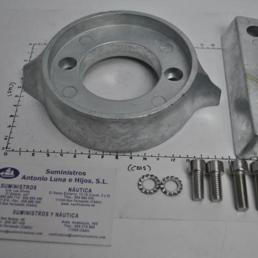 Kit de ánodos de zinc (equivalente colas Volvo 290) Tecnoseal [1]