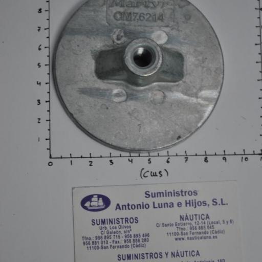 Ánodo de zinc (equivalente 76214Q5 Mercury) Canada Metal-Martyr Anodes [0]