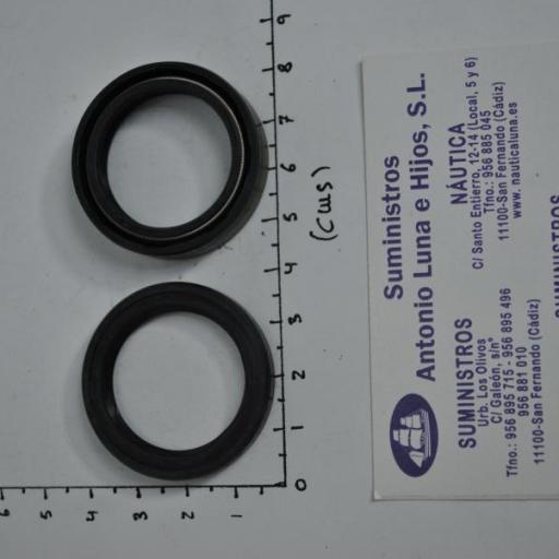 Kit (2 ud) de retenes del eje de la hélice (equivalentes 853807 y 853808 Volvo) RecMar [6]