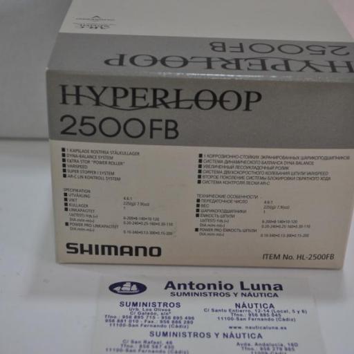 Carrete de pesca Hyperloop 2500 FB Shimano [1]
