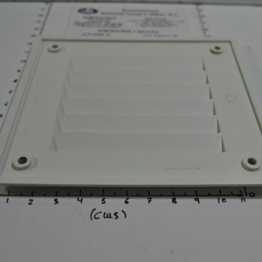 Rejilla de ventilación de plástico blanca de 115 x 127 mm Lalizas [2]