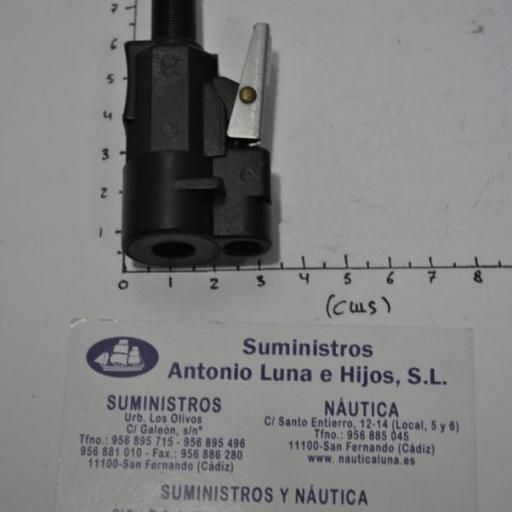 Conector combustible hembra (equivalente Yamaha) 3/8" Attwood [2]