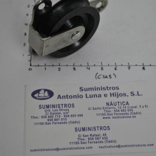 Polea de reenvío de cubierta para cabo de 10 mm Viadana [4]