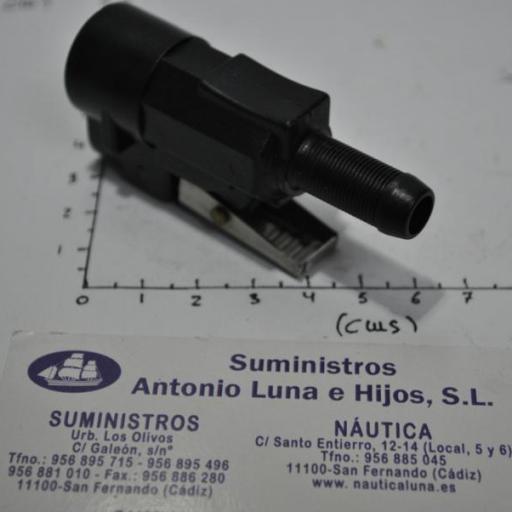 Conector combustible hembra (equivalente Yamaha) 3/8" Attwood [4]