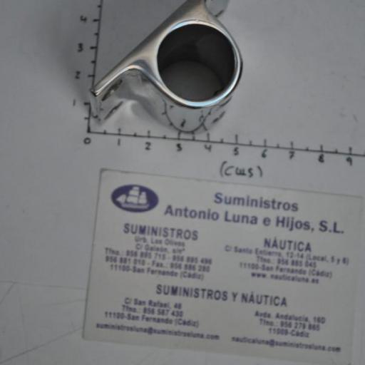 Tintero lateral para candelero de acero inoxidable 316 para tubo de 22 mm [2]