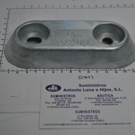Ánodo de zinc (equivalente ZINK15C Vetus) RecMar [1]