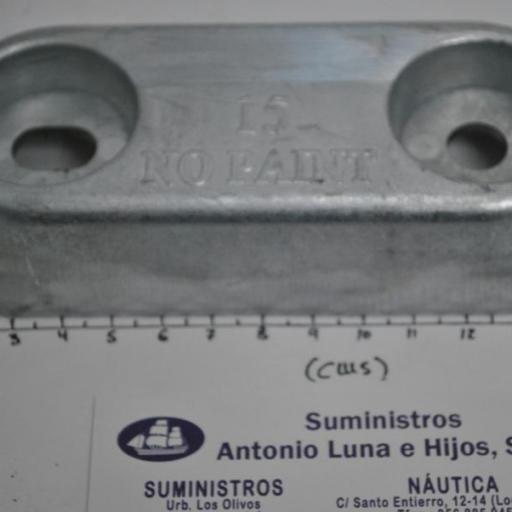 Ánodo de zinc (equivalente ZINK15C Vetus) RecMar [2]