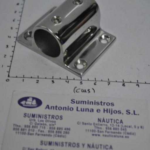 Tintero lateral para candelero de acero inoxidable 316 para tubo de 22 mm [0]