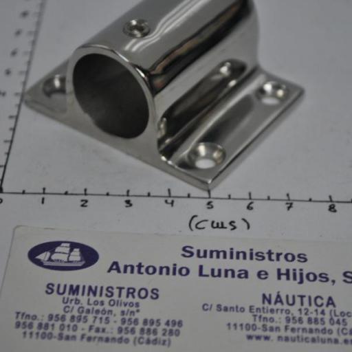 Tintero lateral para candelero de acero inoxidable 316 para tubo de 22 mm [7]