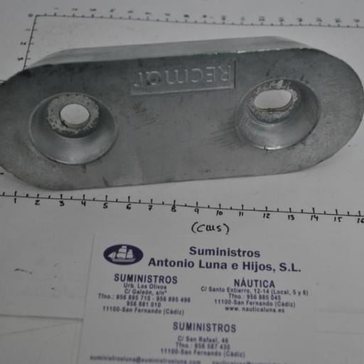 Ánodo de zinc (equivalente ZINK15C Vetus) RecMar [5]