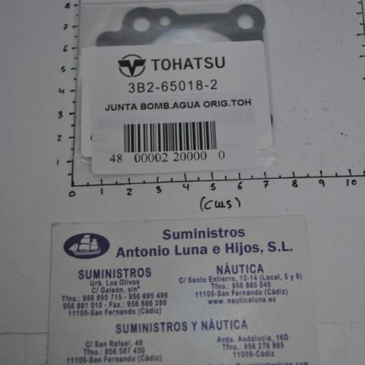Junta de la bomba de agua 3B2-65018-2 original Tohatsu [5]