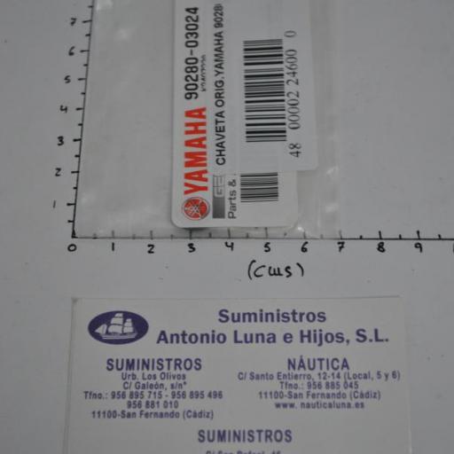 Chaveta de la bomba de agua 90280-03024 original Yamaha [7]