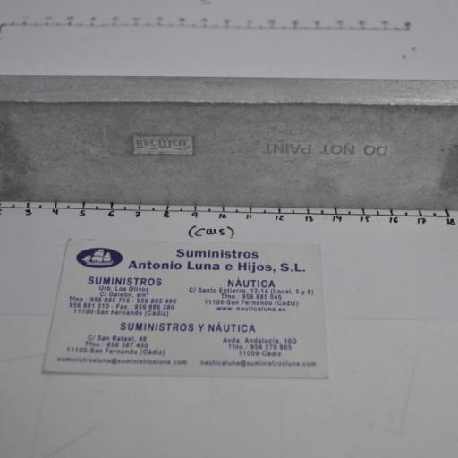 Ánodo de aluminio (equivalente 6AW-45251-00 Yamaha) RecMar [3]