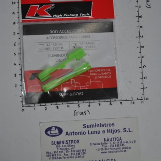 Soporte para luz química fosforescente (bolsita de 2 ud) Kali [1]