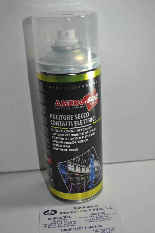 Limpiador seco de contactos eléctricos spray 400ml Ambro-Sol. precios  comprar Limpiador seco de contactos eléctricos spray 400ml Ambro-Sol.  precio barato