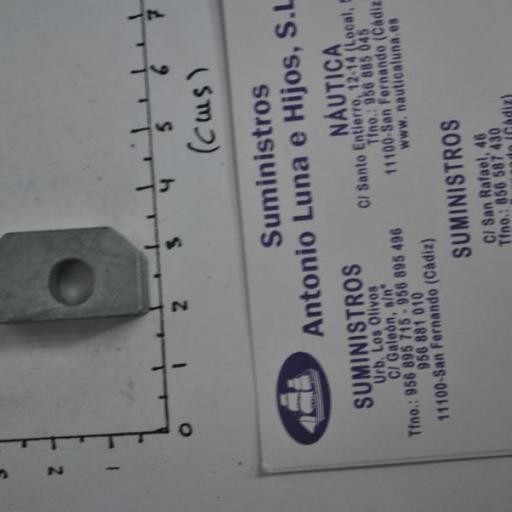 Ánodo de zinc (equivalente 63P-11325-11 Yamaha) Canada Metal - Martyr Anodes [5]
