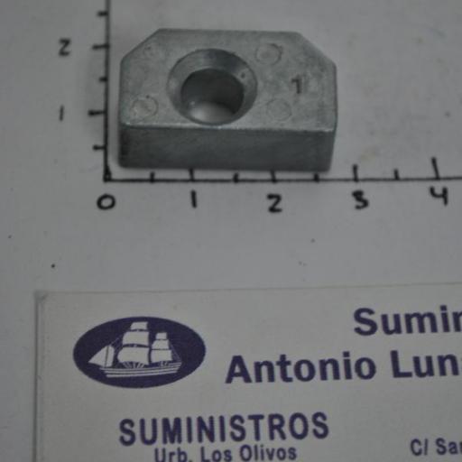 Ánodo de zinc (equivalente 63P-11325-11 Yamaha) Canada Metal - Martyr Anodes