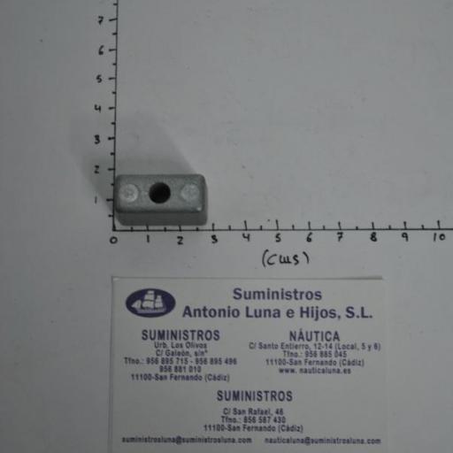 Ánodo de zinc (equivalente 804043 Mercury) RecMar [4]