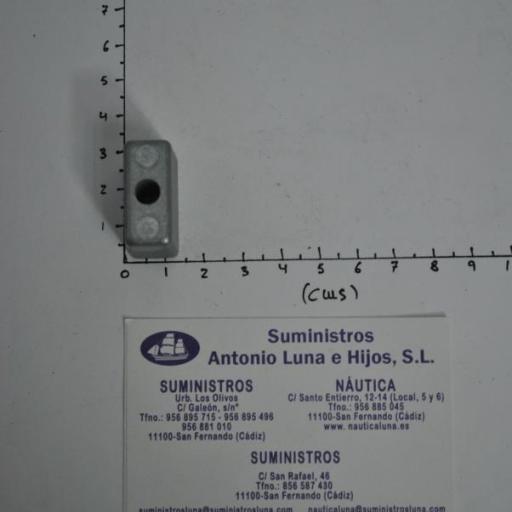 Ánodo de zinc (equivalente 804043 Mercury) RecMar [3]