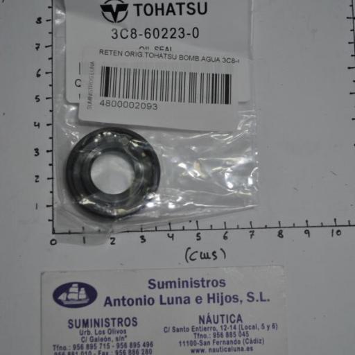 Retén de aceite de la bomba de agua 3C8-60223-0 original Tohatsu [7]