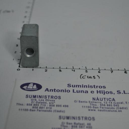 Ánodo de zinc (equivalente 804043 Mercury) RecMar [6]