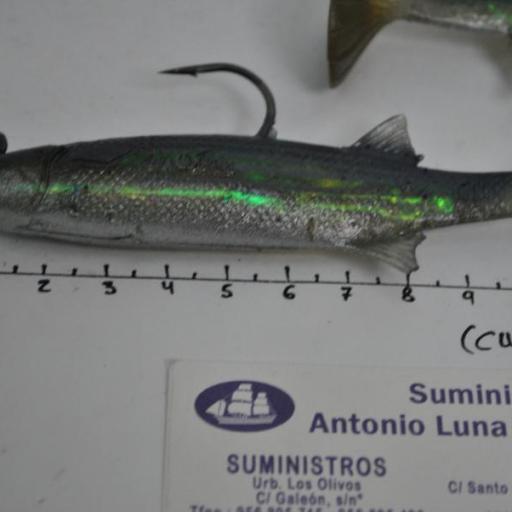 Pack de 3 ud señuelos de vinilo Wildeye Live Mullet 04 Storm [6]