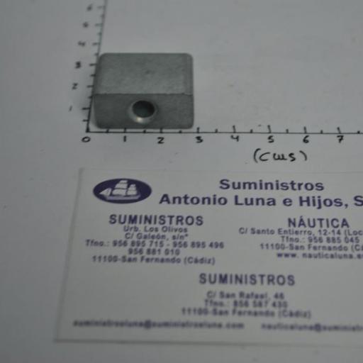 Ánodo de zinc (equivalente 804043 Mercury) RecMar [7]