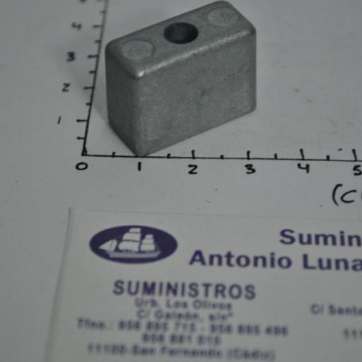 Ánodo de zinc (equivalente 804043 Mercury) RecMar