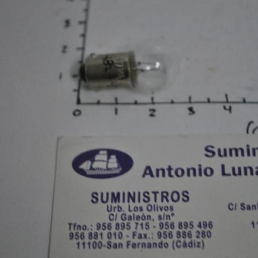 Bombilla (lámpara) tipo BA9S de 12V y 5W [5]