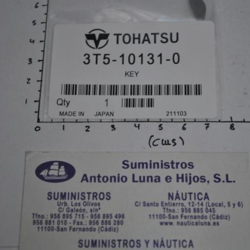 Chaveta 3T5-10131-0 original Tohatsu [6]