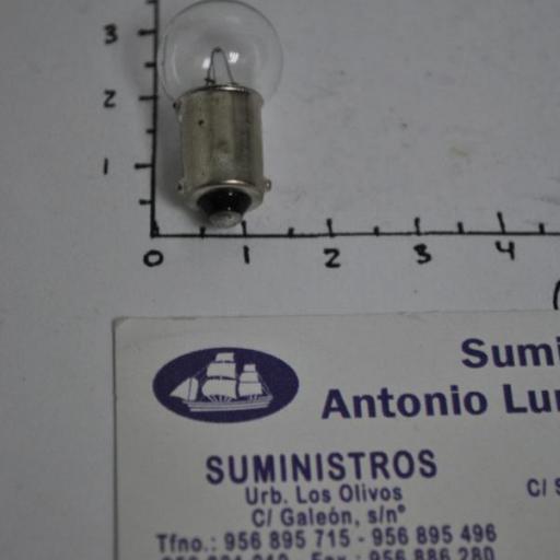 Bombilla (lámpara) tipo BA9S de 12V y 5W [2]