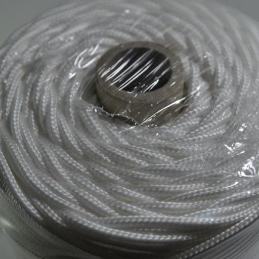 Trenzado de nylon (driza) blanca de 3 mm [4]