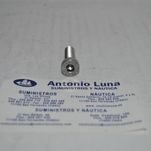 Tornillo Din-7984 de acero inoxidable A4 (AISI-316), con rosca métrica [1]