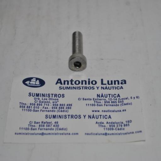 Tornillo Din-7984 de acero inoxidable A4 (AISI-316), con rosca métrica [2]