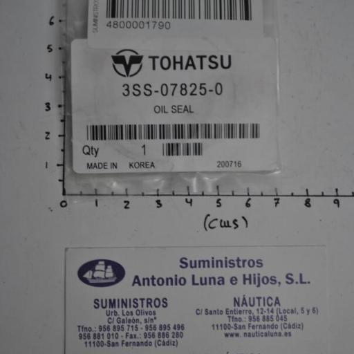 Retén de aceite de la culata 3SS-07825-0 original Tohatsu [2]
