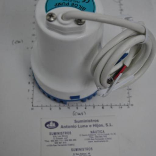 Bomba de achique sumergible 12V 600GPH (2.268 litros/hora) TMC [5]