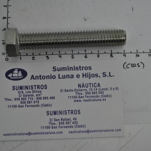 Tornillo cabeza hexagonal Din-933 acero inoxidable A4 (rosca UNC) [6]