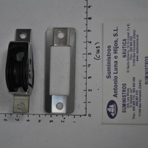 Polea empotrable inoxidable para cabo Viadana [4]