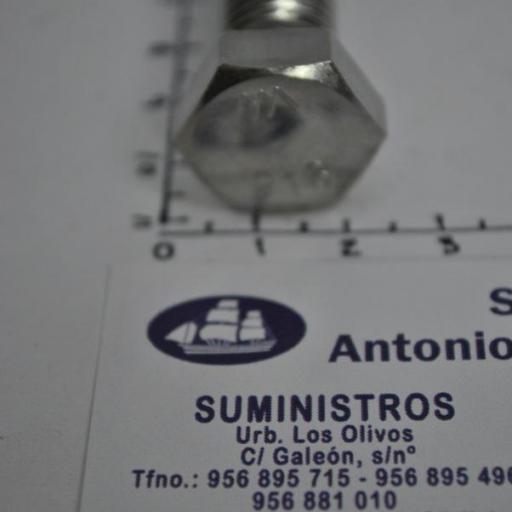 Tornillo cabeza hexagonal Din-933 acero inoxidable A4 (rosca UNC) [4]