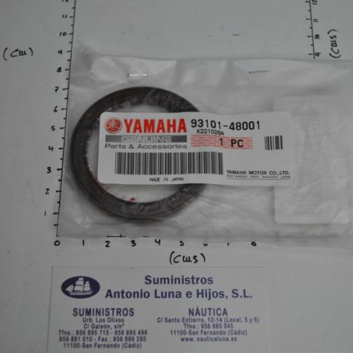 Retén de aceite del cigueñal 93101-48001 original Yamaha [5]