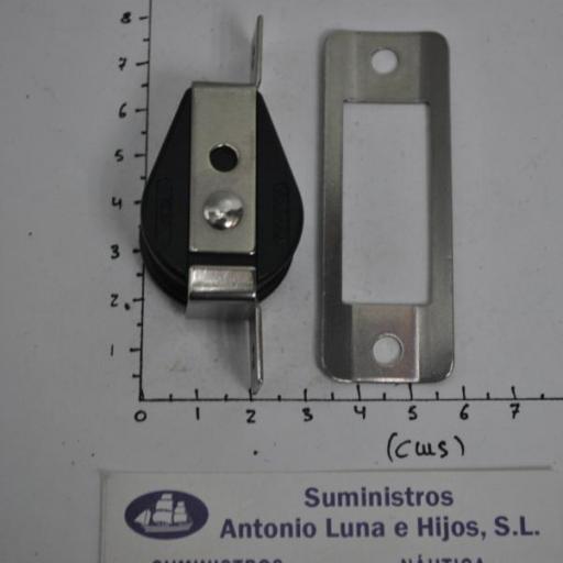 Polea empotrable inoxidable para cabo Viadana [3]